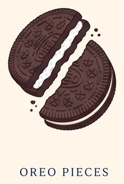 Oreo pieces