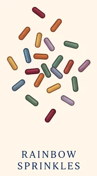 Rainbow sprinkles