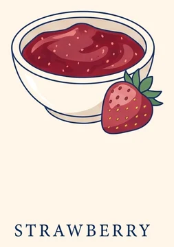 Strawberry topping