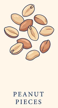 Peanut pieces