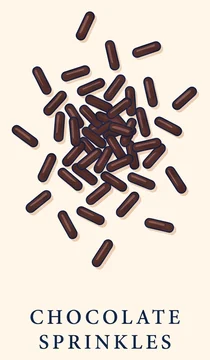 Chocolate sprinkles