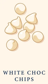 White chocolate chips